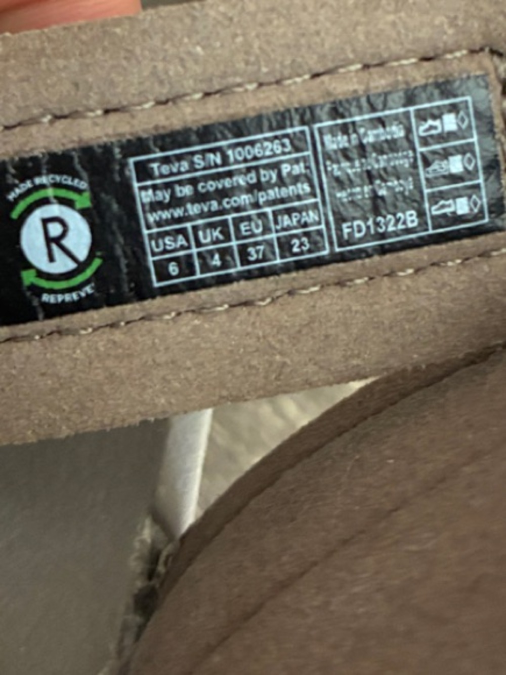 Teva Taupe Outdoor Strappy Sandals - Picture 11 of 15